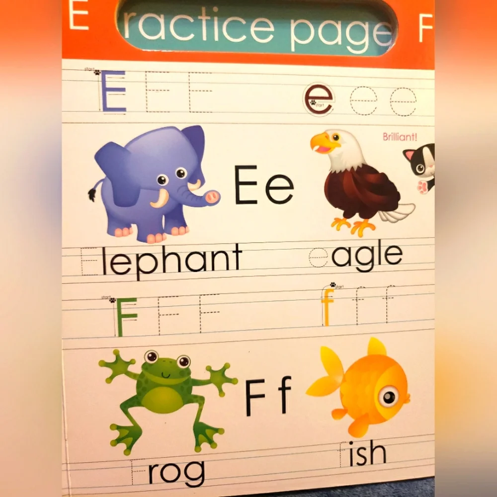 Write & Wipe Little Learning Alphabet Book Educational Toys Kids